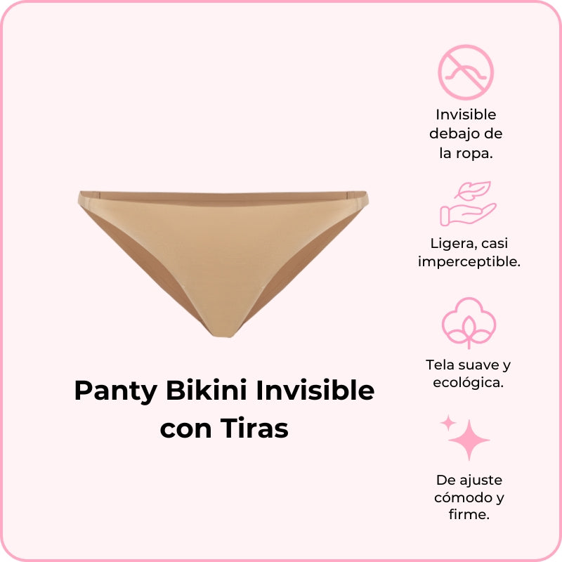 Panty Bikini Invisible con Tiras