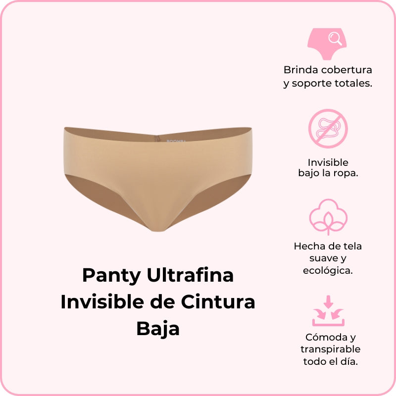 Panty Ultrafina Invisible de Cintura Baja