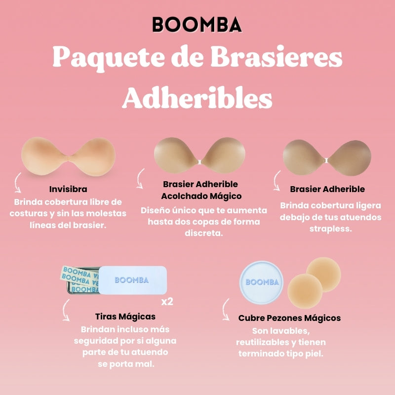 Paquete de Brasieres Adheribles